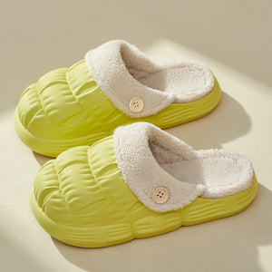Removable Fluffy Shoes Warm Fuzzy Slippers Waterproof Non-Slip - Unisex