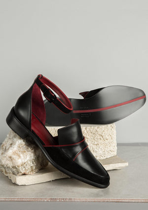 New Products Comfortable Low Heeled Square Heel Large Size Hollow Sandals Women