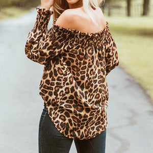 Leopard print top