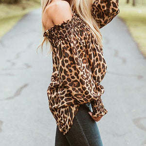 Leopard print top