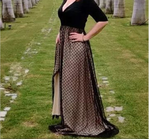 Fashion Loose Long Skirt With Big Swing Robe