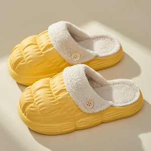 Removable Fluffy Shoes Warm Fuzzy Slippers Waterproof Non-Slip - Unisex