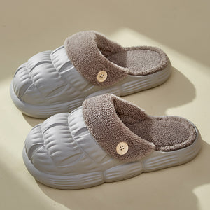 Removable Fluffy Shoes Warm Fuzzy Slippers Waterproof Non-Slip - Unisex