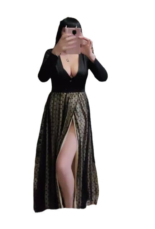 Fashion Loose Long Skirt With Big Swing Robe