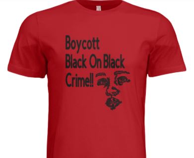 Men's Boycott Black On Black Crime T- Shirt