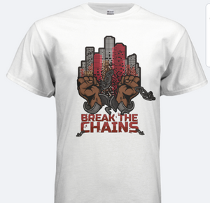 Break The Chains T-Shirt (Men's Red Theme)