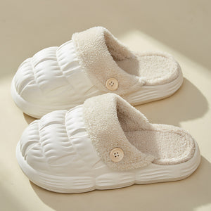 Removable Fluffy Shoes Warm Fuzzy Slippers Waterproof Non-Slip - Unisex