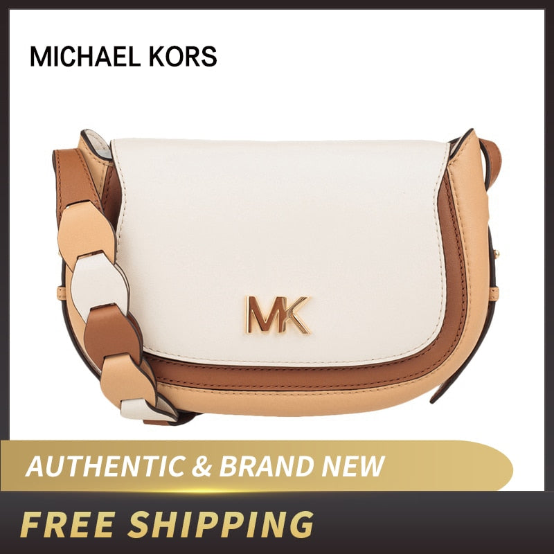 Jolene Small Tri-color Leather Saddle Bag | Michael Kors 30S9GJVM1T/30S9RJVM1T/30S9GJVM1L