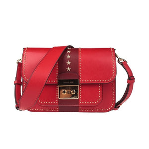 Brand new Michael Kors Studded Plain Leather luxury Shoulder women&#39;s Bags 30T9GS9L9T/30F8GS9L3Y/30T7GS9L3L