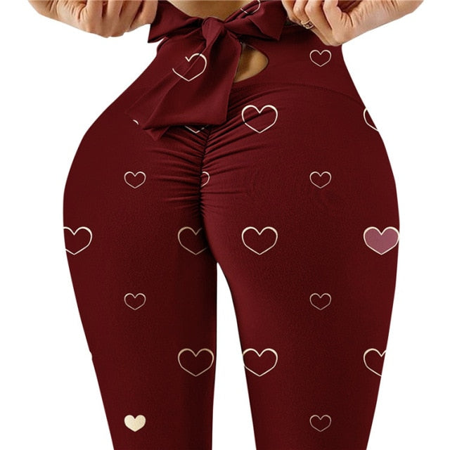 High Waist Yoga Pants Women Fitness Sport Leggings Printed Elastic Gym Tights