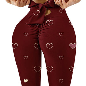 High Waist Yoga Pants Women Fitness Sport Leggings Printed Elastic Gym Tights