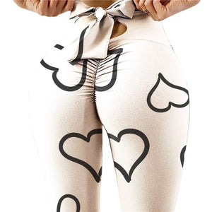 High Waist Yoga Pants Women Fitness Sport Leggings Printed Elastic Gym Tights