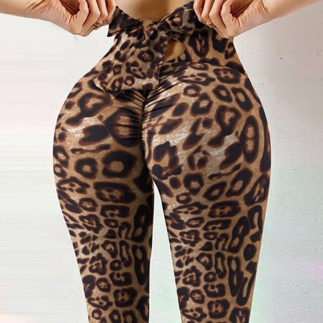High Waist Yoga Pants Women Fitness Sport Leggings Printed Elastic Gym Tights