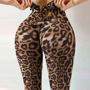 High Waist Yoga Pants Women Fitness Sport Leggings Printed Elastic Gym Tights