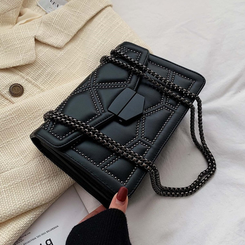 Simple Style Shoulder Bag Lady Luxury Small Handbags Designer PU Leather