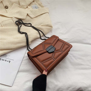 Simple Style Shoulder Bag Lady Luxury Small Handbags Designer PU Leather