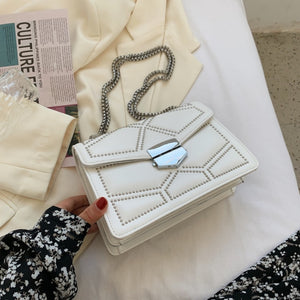 Simple Style Shoulder Bag Lady Luxury Small Handbags Designer PU Leather