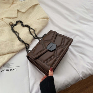 Simple Style Shoulder Bag Lady Luxury Small Handbags Designer PU Leather