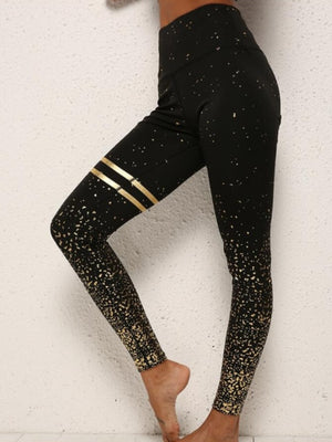 Black Yoga Pants Quick Dry Leggings Women Running Sport High Waist Tights Leggins