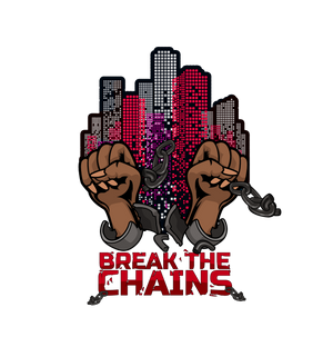 Break The Chains T-shirt (Ladies Red Theme)